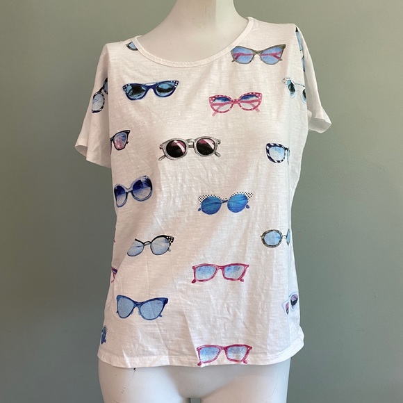 Chico’s Eyeglass Top - Picture 1 of 5